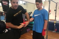 strap hand properly